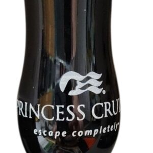 💖💖💖Princess Cruises! ESCAPE COMPLETELY  shot glass. Black with silver inside